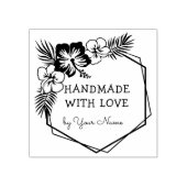 Individuelle Name mit Liebe Gummistempel (Prägung)