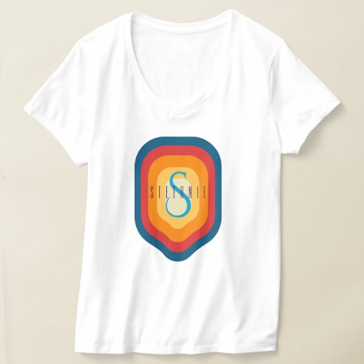 Individuelle Name Mit Monogramm als erste Personal T-Shirt (Ablage )