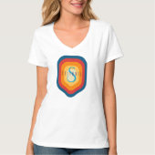 Individuelle Name Mit Monogramm als erste Personal T-Shirt (Vorderseite)