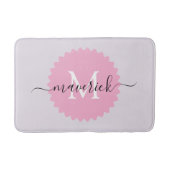 Individuelle Name Mit Monogramm Bad Mat Badematte (Vorderseite)