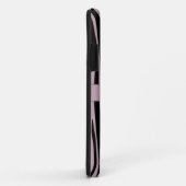 Individuelle Name Mit Monogramm Zebra streifen Case-Mate iPhone Hülle (Hinten/Rechts)