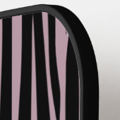 Individuelle Name Mit Monogramm Zebra streifen Pickleball Schläger (Linke Seite)