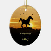 Individuelle Name mit spirituellem Gedicht Keramik Ornament (Rechts)