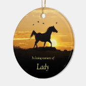 Individuelle Name mit spirituellem Gedicht Keramik Ornament (Links)