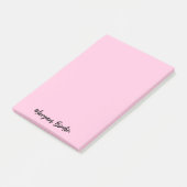 Individuelle Name mit Sticky Post-it Klebezettel (angewinkelt)