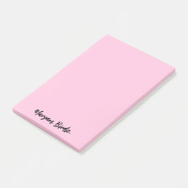 Individuelle Name mit Sticky Post-it Klebezettel