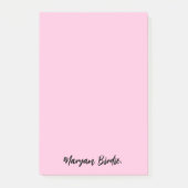 Individuelle Name mit Sticky Post-it Klebezettel (Vorderseite)