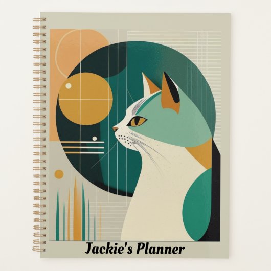 Individuelle Name Mitte des Jahrhunderts Moderner  Planer (Vorderseite)