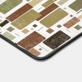 Individuelle Name Mitte Jahrhundert Modernes Zuhau Schreibtischunterlage (Ecke)