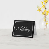 Individuelle Name-Mitteilungskarten Karte (Gelbe Blume)