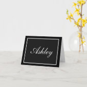 Individuelle Name-Mitteilungskarten Karte (Gelbe Blume)