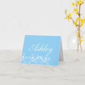 Individuelle Name-Mitteilungskarten Karte (Gelbe Blume)