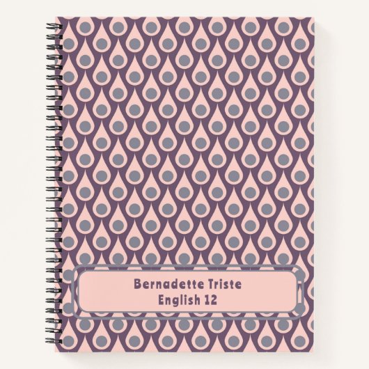 Individuelle Name Mittelalter Jahrhundert Modernes Notizblock (Vorderseite)