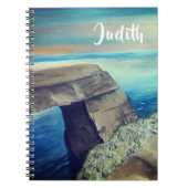 Individuelle Name Mittelmeerlandschaft Notizblock (Vorderseite)