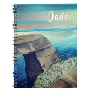 Individuelle Name Mittelmeerlandschaft Notizblock