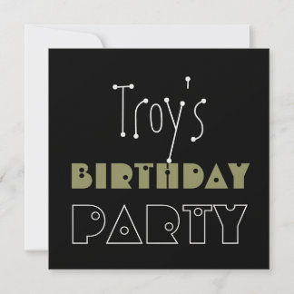 Individuelle Name Modern Birthday Party Camouflage Einladung