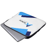 INDIVIDUELLE NAME MODERN LAPTOPSCHUTZHÜLLE (Vorne Knopf)