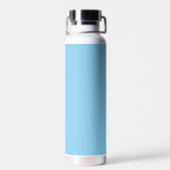Individuelle Name Modern Wedding Baby Blue Trinkflasche (Rückseite)