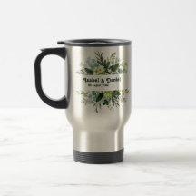 Individuelle Name Moderne florale Girl Kaffee Tass
