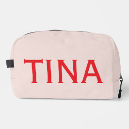 Individuelle Name Moderne Minimalistische Kosmetik Waschbeutel