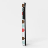 Individuelle Name Moderne Polka Dot farbige Muster Case-Mate iPhone Hülle (Hinten/Links)