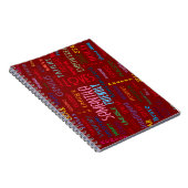 Individuelle Name Moderne Wortkunst ergänzen Ihre Notizblock (Rechte Seite)