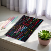 Individuelle Name Moderne Wortkunst ergänzen Ihre  Notizblock