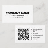 Individuelle Name - Moderner Minimalismus in den s Visitenkarte (Vorne/Hinten)