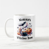 Individuelle Name Mommy's Hexen brauen sonniges Ha Kaffeetasse (Links)