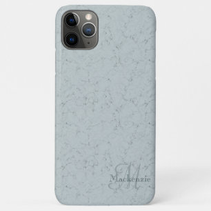 Individuelle Name Monogram Elegant Marmormor Dusty Case-Mate iPhone Hülle