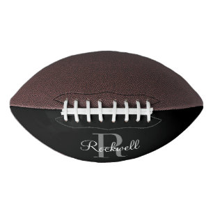 Individuelle Name Monogram Football