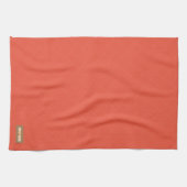 Individuelle Name Monogram, moderne rote Diamanten Geschirrtuch (Horizontal)