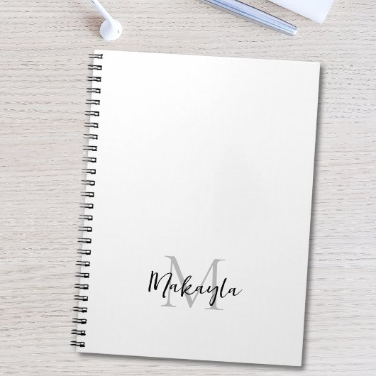 Individuelle Name Monogram Notizblock