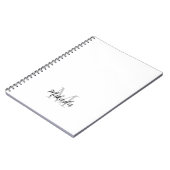 Individuelle Name Monogram Notizblock (Linke Seite)