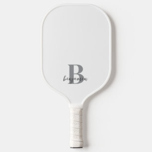Individuelle Name Monogram Pickleball Paddel Schläger