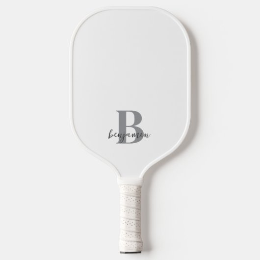 Individuelle Name Monogram Pickleball Paddel Schläger (Vorderseite)