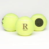 Individuelle Name Monogram Tennis Ball (Multi)