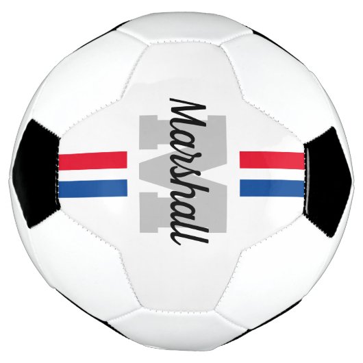 individuelle Name-Monogramm-Fußball-Geschenk Fußball (Gedreht)