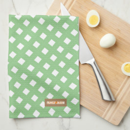 Individuelle Name monogramm Geschirrtuch