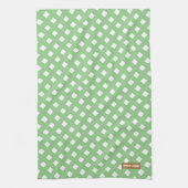 Individuelle Name monogramm Geschirrtuch (Vertikal)