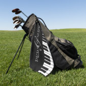 Individuelle Name-Monogramm Golfhandtuch (Gras)