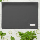 Individuelle Name Monogramm moderne Design trendsc Geschirrtuch (Gefaltet)