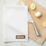 Individuelle Name Monogramm moderne Design Trendwe Geschirrtuch<br><div class="desc">Individuelle Name Monogramm moderne Design trendige weiße Küchenhandtuch.</div>