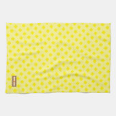 Individuelle Name-Monogramm-Muster Geschirrtuch (Horizontal)