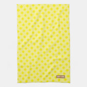 Individuelle Name-Monogramm-Muster Geschirrtuch (Vertikal)