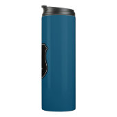 Individuelle Name Monogramm Thermalwäscher Tasse G (Nach rechts gedreht)
