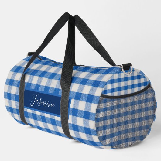 Individuelle Name-Monogramm-Trockenbeutel Duffle Bag (Rechte Ecke)
