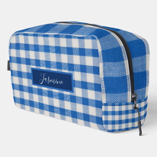 Individuelle Name Monogramm Waschbeutel (Rechte Ecke)