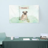 Individuelle Name Mops Haustier Banner (Messeveranstaltung)