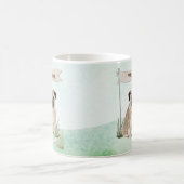 Individuelle Name Mops Haustier Kaffeetasse (Mittel)